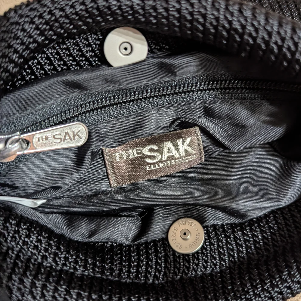 The Sak Black Knit Handbag